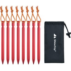 에쉬울프 삼각 단조팩 8p + 수납백 세트, 레드