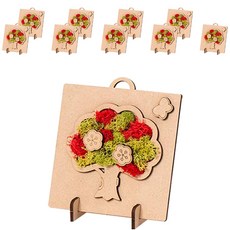 minhwashop 苔蘚畫框樹木製作套組, 10套, 混合顏色