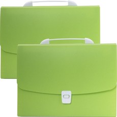 올러바웃 서류 정리 파일케이스 A4, 2개, 그린