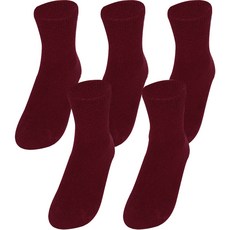 비버리힐스폴로클럽 여성용 보온 탁텔 심플 단색 수면양말 5켤레