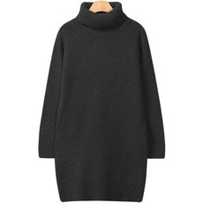 레몬소울 여성용 썰리 폴라 미디 원피스