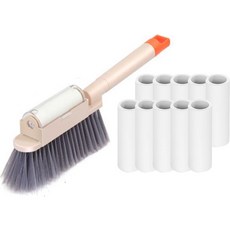 꼬까 먼지 제거 멀티 브러쉬 리필 크리너 10롤 세트, 베이지, 1세트