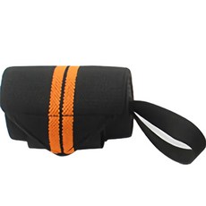 쿼르디 생활 스포츠 스트라이프 손목 보호대 B 오렌지, 1개