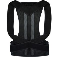Hilio 腰背肩膀姿勢輔助帶 03 黑色, 1個