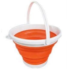 The Jonet 折疊式多用途水桶, 白橘色