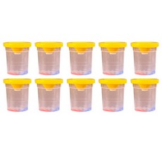 THE JONET 水彩迷你水桶 10入, 黃色