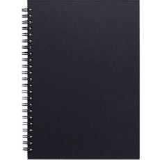 Bonbon復古牛皮紙簡約白紙素描日記黑+棕, 1個