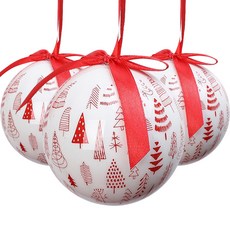 Yesmall Once More 聖誕樹裝飾球 3入, T 5