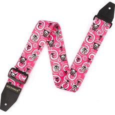 圖案各異吉他背帶 03 DP 20 骷髏貓, 1個