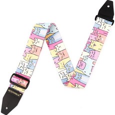 圖案各異的吉他背帶 05 DP 20 壞壞貓軍團, 1個