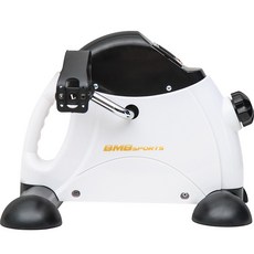 비앰비스포츠 미니 실내자전거, BSI-M10, 블랙 + 화이트