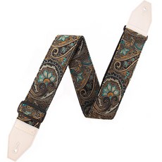 不同花紋吉他背帶11 DF 24青黛, 1個