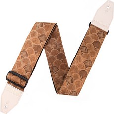 圖案各異的吉他背帶 17 DF 24 銀杏葉, 1個