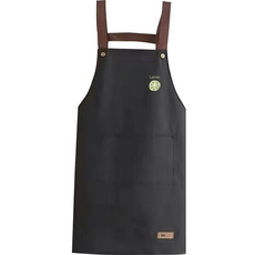 Lifefit 多功能工作用防水成人圍裙, 黑色