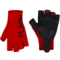 nSR RIDInG Flash反光Aero半指手套 雙手組, 紅色