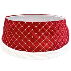 ANTS 菱格紋造型聖誕樹裙, 紅色的