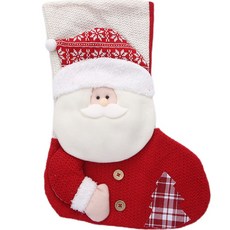 聖誕老公公造型聖誕襪裝飾 M號, 混合顏色