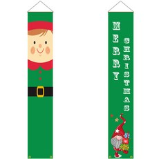 Selene 新款情侶旗幟聖誕橫幅, A02