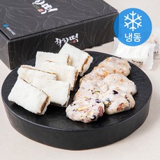 착한떡 달콤한 우유 백설기 15입 + 모듬떡 15입 세트 (냉동), 45g, 30개입, 1세트