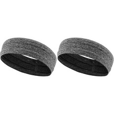 IGNIS 防滑髮帶 2入, 灰色