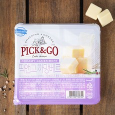 덴마크 픽앤고 큐브 까망베르, 54g, 1개입, 1개
