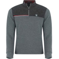 MCKENLY Ferraus 男式 Embo 彩色高爾夫長袖襯衫 GRBWT220044