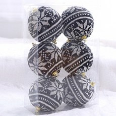 minimaxi 雪花聖誕球裝飾組, 混合顏色