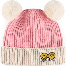 milkmile 幼兒蓬鬆微笑毛帽