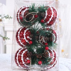 minimaxi 亮片聖誕球裝飾組, 混合顏色