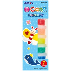 아모스 아이폼 레인보우 클레이 7종 세트 13g, 혼합색상, 1개