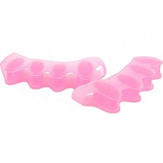 buyme 발가락 실리콘 밴드 좌우 세트 핑크, 1세트