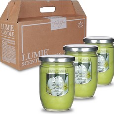 Lumier 家庭蠟燭 365g, 午夜茉莉, 3個