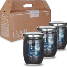 Lumier 家庭蠟燭 365g, 在月光下, 3個