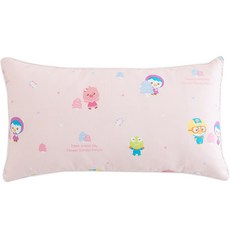 SIEUNDECO 兒童PORORO印花抱枕+枕芯, 粉色