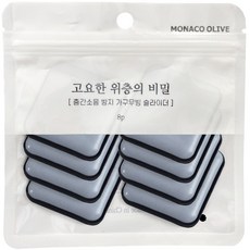 MONACO OLIVE 防噪音家具墊 方形 40 8入, 灰色, 1個
