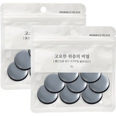 MONACO OLIVE 防樓層噪音移動滑墊 安靜樓上的秘密 墊片 圓形 8入, 2套