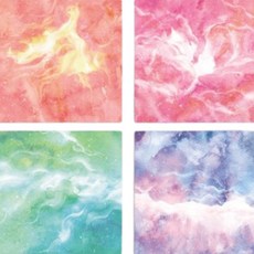 里拉摺紙鶴 4 種彩色紙套組 3, 4 種顏色, 1套