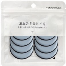 MONACO OLIVE 防止樓層噪音移動滑墊 樓上的寧靜秘密墊 8入, 灰色, 1個
