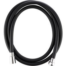 SUHO 不易產生水垢不纏繞蓮蓬頭軟管, 黑色, 1個