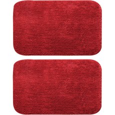 Toby 浴室防滑地墊 40 x 60 cm, 紅色, 2個