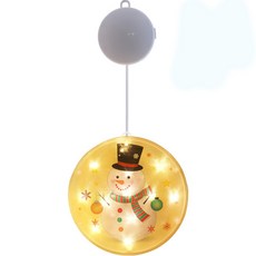 天使市集 聖誕節裝飾品 燈飾 雪人, 混合色, 1個
