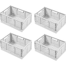 礦用多功能折疊儲奶折疊盒小, Light Gray, 4個