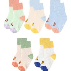 milk mile 5件套兒童新款潔淨襪