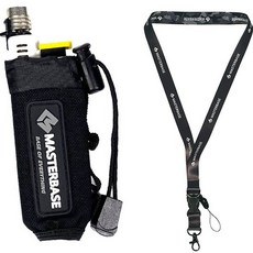 마스터베이스 소토 토치 소프트 케이스 + 랜야드 세트, 블랙(케이스), 카모그레이(랜야드), 1세트