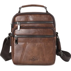 CAPACCI 運動男士斜背包 YB_CP1252, 淺棕色