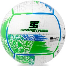 SPORTSTRIBE ST足球混合白+綠 SJKHB-4W, 1個