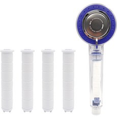 Aqua Duo 濾水器淋浴 SF-900N + 補充過濾器 4 件套, 1套