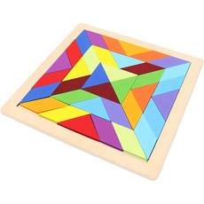 Todolibro 七巧板多色木製益智拼圖, 36件, 1個
