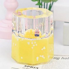 ARTJOY 造型油滴筆筒, 可愛罌粟黃