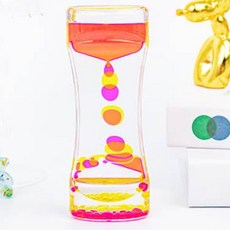 ARTJOY 造型油滴沙漏, 泡泡粉黃色